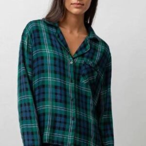 Rails Flannel Long Sleeve Shirt Women’s Size Small Plaid